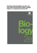Test Bank for OpenStax Biology 2e by Mary Ann Clark&comma; Matthew Douglas & Jung Choi &vert; Complete Chapters 1&ndash;47 &vert; Questions & Answers 2027&NewLine;