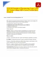 NUR 210 Principles of Pharmacology Exam 2 2026-2027 &lpar;Galen College&rpar; 100- Correct Verified Q&A &lpar;Grade A&rpar;&period;pdf&NewLine;&NewLine;