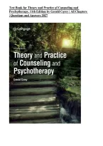 Test Bank for Theory and Practice of Counseling and Psychotherapy&comma; 11th Edition by Gerald Corey &vert; All Chapters &vert; Questions & Answers 2027&NewLine;