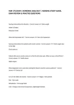 NUR 176 EXAM 2 HONDROS 2026&sol;2027 &vert; NURSING STUDY GUIDE&comma; EXAM REVIEW & PRACTICE QUESTIONS