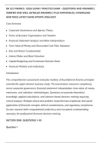 BA 323 FINANCE -SDSU EXAM 1 PRACTICE EXAM &ndash; QUESTIONS AND ANSWERS &vert;&NewLine;VERIFIED AND WELL DETAILED ANSWERS &vert; PLUS RATIONALES &vert; DOWNLOAD&NewLine;AND PASS&vert; LATEST EXAM UPDATE 2026&sol;2027