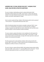 HONDROS NUR 176 PACKAGE DEAL 2026&sol;2027 &vert; COMPLETE NURSING STUDY GUIDE&comma; EXAM REVIEW & PRACTICE QUESTIONS