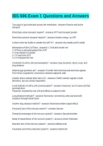 IBS 606 Exam 1 Questions and Answers&NewLine;