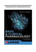 Test Bank for Basic and Clinical Pharmacology 14th Edition by Bertram  Katzung & Anthony Trevor &vert; Complete Questions and Answers  
