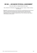 Final Exam NR 509  NR509 &lpar;Latest 2026-2027 Update&rpar; Advanced Physical Assessment Exam Review  Weeks 5-8 Covered Questions and Verified Answers