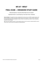 Final Exam NR547 NR 547 &lpar;Latest 2026-2027 Update&rpar; Differential Diagnosis in Psychiatric-Mental Health Across the Lifespan Practicum Exam Review- Questions and Verified Answers - Chamberlain