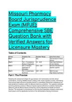 Missouri MPJE Exam Prep & Elite Test Bank &lpar;2026&sol;2027&rpar; &vert; Scenario-Based Practice Questions&comma; Verified Answers&comma; Distractor Breakdowns & CSR&sol;RSMo Cheat Sheet