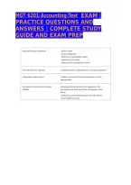 MGT 6201 Accounting Test &nbsp;EXAM &vert; PRACTICE QUESTIONS AND ANSWERS &vert; COMPLETE STUDY GUIDE AND EXAM PREP