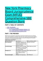 New York MPJE Elite Test Bank &lpar;2026&sol;2027 Edition&rpar; &vert; Scenario-Based SBE Questions&comma; Full Distractor Analyses&comma; Mentor Rationales & NY Law Cheat Sheet  
