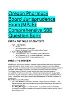 Oregon MPJE Elite Test Bank & Cheat Sheet &lpar;2026&sol;2027&rpar; &vert; Scenario-Based Exam Questions&comma; Full Distractor Rationales&comma; OAR 855 & ORS 689 Study Guide