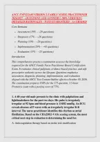 ANCC FNP EXAM VERSION 2 FAMILY NURSE PRACTITIONER &NewLine;2026&sol;2027 &ndash; QUESTIONS AND ANSWERS &vert; 100&percnt; VERIFIED &vert; &NewLine;DETAILED RATIONALES &ndash; PASS GUARANTEED &ndash; A&plus; GRADED