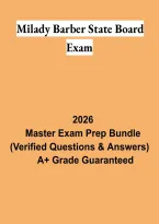 Milady Barber State Board Exam 2026 &vert; Barber Licensing Exam Prep & Practice Questions