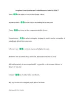 Accuplacer Exam Questions and Verified Answers Graded A&plus; 2026&sol;27 &NewLine;