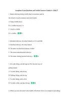 Accuplacer Exam Questions and Verified Answers Graded A&plus; 2026&sol;27 &NewLine;