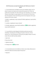 AHA PALS precourse assessment Exam Questions and Verified Answers Graded A&plus; &NewLine;2026&sol;27 