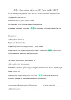 AIS Test 1 Exam Questions and Answers 100&percnt; Correct Graded A&plus; 2026&sol;27 &NewLine;