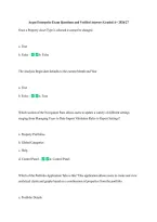 Argus Enterprise Exam Questions and Verified Answers Graded A&plus; 2026&sol;27 &NewLine;