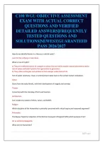 C100 WGU OBJECTIVE ASSESSMENT&NewLine;EXAM WITH ACTUAL CORRECT&NewLine;QUESTIONS AND VERIFIED&NewLine;DETAILED ANSWERS&vert;FREQUENTLY&NewLine;TESTED QUESTIONS AND&NewLine;SOLUTIONS&vert;NEWEST&vert;GUARANTEED&NewLine;PASS 2026&sol;2027