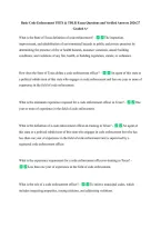 Basic Code Enforcement TEEX & TDLR Exam Questions and Verified Answers 2026&sol;27 &NewLine;Graded A&plus;