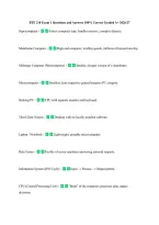 BTE 210 Exam 1 Questions and Answers 100&percnt; Correct Graded A&plus; 2026&sol;27 &NewLine;