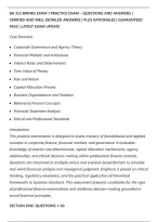 BA 323 SDSU EXAM &ndash; QUESTIONS AND ANSWERS &vert; VERIFIED AND WELL DETAILED ANSWERS &vert; PLUS RATIONALES &vert; DOWNLOAD AND PASS &vert; LATEST EXAM UPDATE 2026&sol;2027