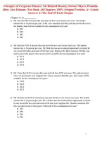 Test Bank for Principles of Corporate Finance &lpar;14th Edition&rpar; by Richard Brealey&comma; Stewart Myers&comma; Franklin Allen&comma; and Alex Edman