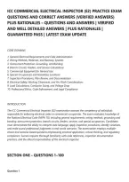 ICC COMMERCIAL ELECTRICAL INSPECTOR &lpar;E2&rpar; PRACTICE EXAM&NewLine;QUESTIONS AND CORRECT ANSWERS &lpar;VERIFIED ANSWERS&rpar;&NewLine;PLUS RATIONALES &ndash; QUESTIONS AND ANSWERS &vert; VERIFIED&NewLine;AND WELL DETAILED ANSWERS &vert; PLUS RATIONALES &vert;&NewLine;GUARANTEED PASS &vert; LATEST EXAM UPDATE&NewLine;