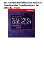 Test Bank - Pilbeam's Mechanical Ventilation&colon; Physiological and Clinical Applications&comma; 8th Edition &lpar;Cairo&comma; 2026&NewLine;&rpar;&comma; Chapters 1-23 &vert; ISBN 9780323871648 &lpar;All Chapters Covered&rpar;