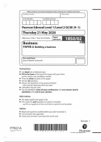 Edexcel GCSE June 2026 Business 1BS0 Paper 02 Question Paper