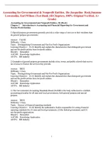 Accounting for Governmental and Nonprofit Entities 18e Reck Lowensohn Test Bank&NewLine;
