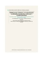 NIHSS Group C Patients 1&ndash;6 &vert; National Institutes of Health &vert; Academic Year 2026&sol;2027 &vert; Comprehensive Certification Examination &vert; 90 Verified Questions and Correct Answer Rationales &vert; rated 100&percnt; correct&period;