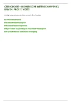 Celbiologie Samenvatting &vert;VOLLEDIGE SV&colon; 5 Hoofdstukken &vert; 1BA BMW KU Leuven &vert; 2026&sol;27