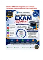 Chapter 48 NSG 533 Pregnancy and Lactation Therapeutic Considerations NP Exam Study Guide&period;
