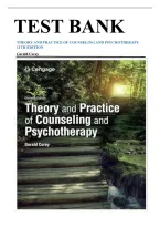 Test Bank&colon; Theory and Practice of Counseling and Psychotherapy 11th Edition by Gerald Corey