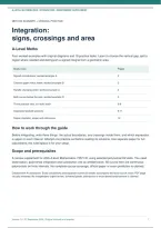 A-Level Maths Integration&colon; Signed Area&comma; Curve Order and 18 Original Practice Tasks