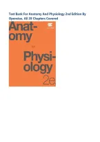 Test Bank For Anatomy and Physiology 2nd Edition by OpenStax&comma; All 28 Chapters Covered&comma; Verified Latest Edition