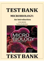 Test Bank for Microbiology&colon; An Introduction 13th Edition by Tortora&NewLine;