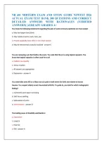 NR 601 MIDTERM EXAM AND STUDY GUIDE NEWEST 2026 ACTUAL EXAM TEST BANK 300 QUESTIONS AND CORRECT DETAILED ANSWERS WITH RATIONALES &lpar;VERIFIED ANSWERS&rpar; &vert;ALREADY GRADED A&plus;