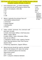 CHST Exam with all Correct & 100&percnt; Verified Answers &vert;Actual Complete Update &vert;Already Graded A&plus;