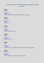 ATOC 1050 - Exam 1 &vert; UPDATED Questions with 100&percnt; Verified&NewLine;Answers
