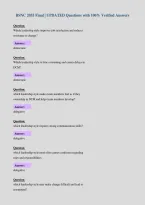 BSNC 2055 Final &vert; UPDATED Questions with 100&percnt; Verified Answers&NewLine;