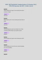 BSNC 2055 Final British Columbia Institute of Technology &lpar;Bcit&rpar; &vert;&NewLine;UPDATED Questions with 100&percnt; Verified Answers