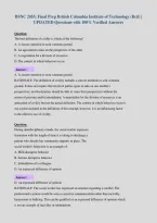 BSNC 2055&colon; Final Prep British Columbia Institute of Technology &lpar;Bcit&rpar; &vert;&NewLine;UPDATED Questions with 100&percnt; Verified Answers