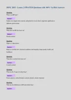 BSNC 2055 - Lenses &vert; UPDATED Questions with 100&percnt; Verified Answers&NewLine;
