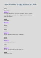 Classics 2902 Midterm &num;2 &vert; UPDATED Questions with 100&percnt; Verified&NewLine;Answers