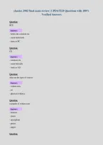 classics 2902 final exam review &vert; UPDATED Questions with 100&percnt;&NewLine;Verified Answers&NewLine;