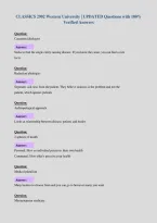 CLASSICS 2902 Western University &vert; UPDATED Questions with 100&percnt;&NewLine;Verified Answers&NewLine;
