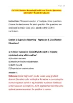 CS 7641 Machine Learning Final Exam Practice Questions &lpar;2026-2027 Verified Update&excl;&excl;&excl;&rpar;&period;pdf