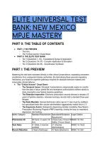 New Mexico MPJE Elite Test Bank &lpar;2026&sol;2027 Updated&rpar; &ndash; Practice Questions&comma; Complete Distractor Rationales & NMAC 16&period;19 Cheat Sheet