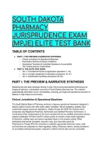 South Dakota MPJE Elite Test Bank & Study Guide &lpar;2026&sol;2027&rpar; &vert; Scenario Q&As&comma; Full Distractor Rationales & ARSD 20&colon;51 Updates